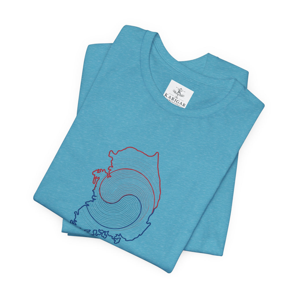 Seoul Vibes T-Shirt – Korea Map Graphic Tee, Minimalist Hangul Aesthetic Shirt, Korean Streetwear Unisex Graphic Tee