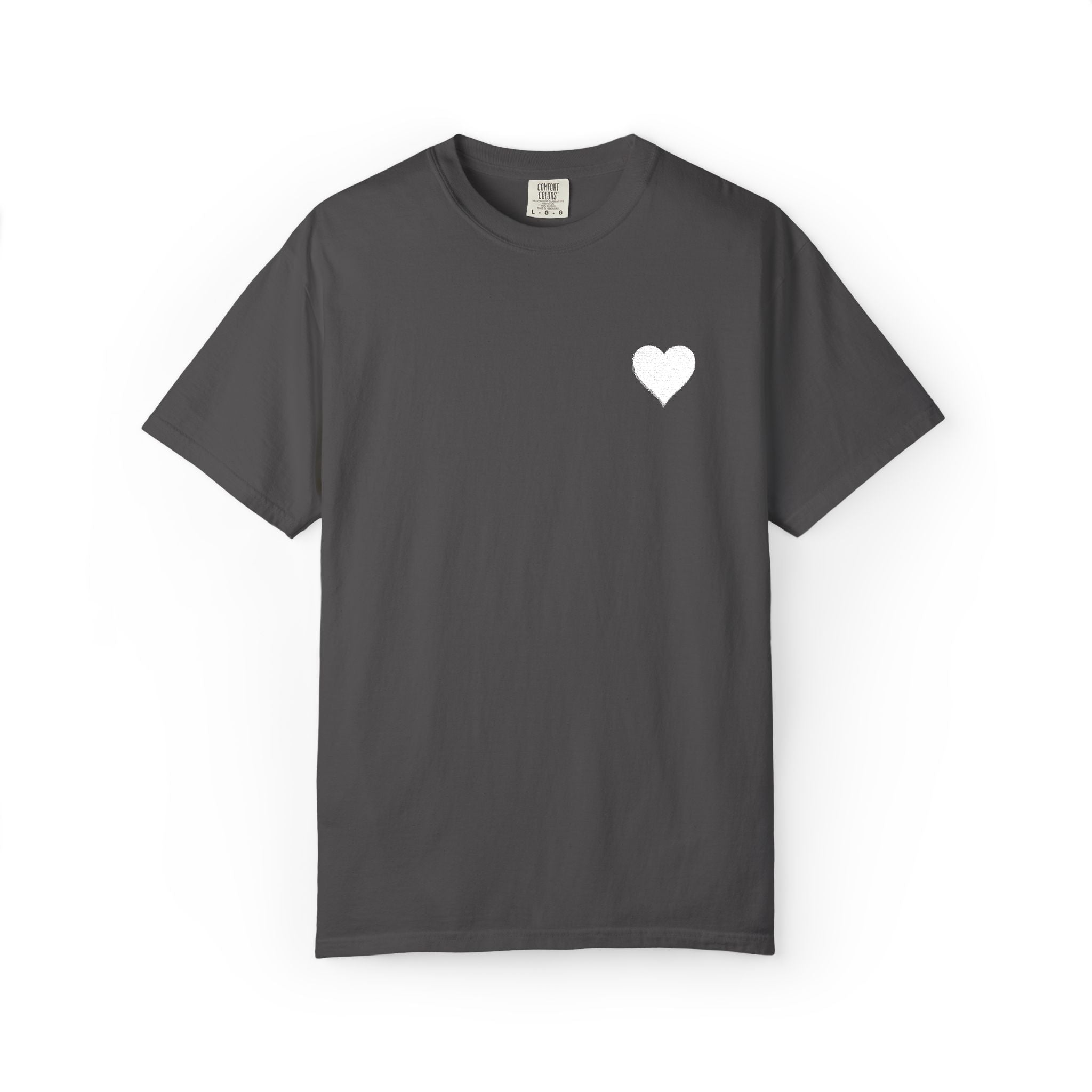 Heart Embroidered T‑Shirt