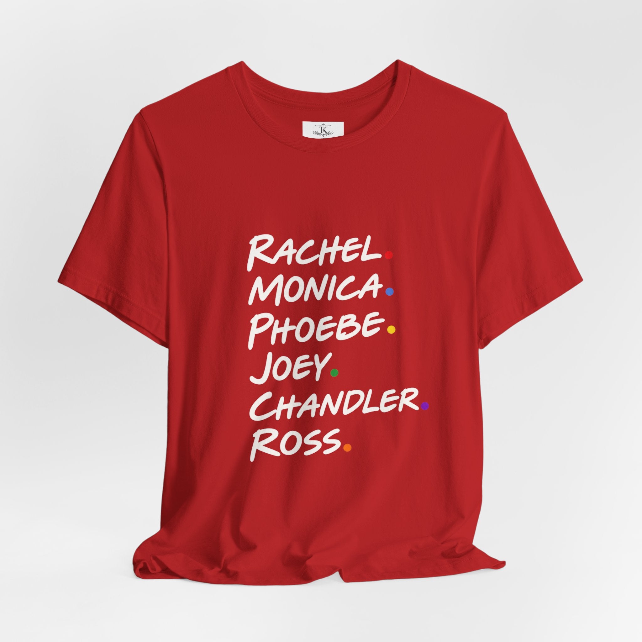 Friends Character Names T-Shirt
